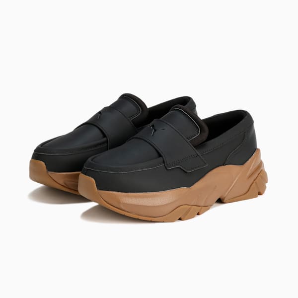 ウィメンズ ローファー, PUMA Black-Gum, extralarge-JPN