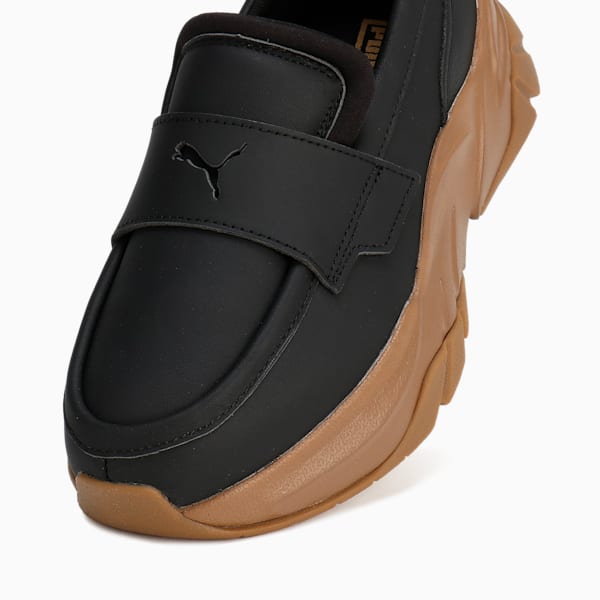 ウィメンズ ローファー, PUMA Black-Gum, extralarge-JPN