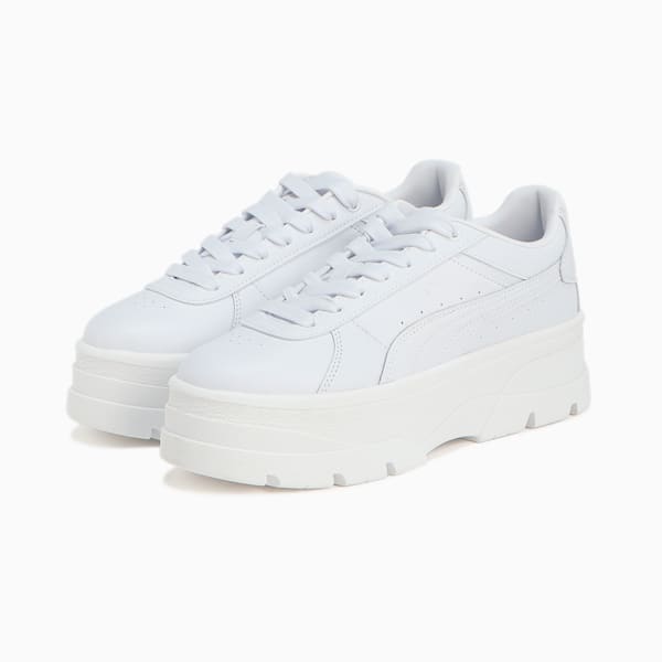 ウィメンズ リヴォ スニーカー, PUMA White-PUMA White, extralarge-JPN