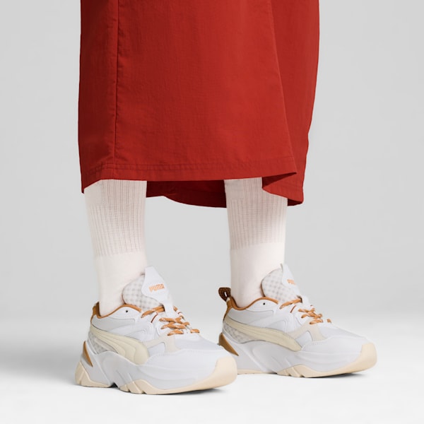 ウィメンズ ソフィア スニーカー, PUMA White-Caramel Latte, extralarge-JPN