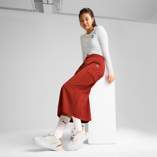 ウィメンズ ソフィア スニーカー, PUMA White-Caramel Latte, extralarge-JPN