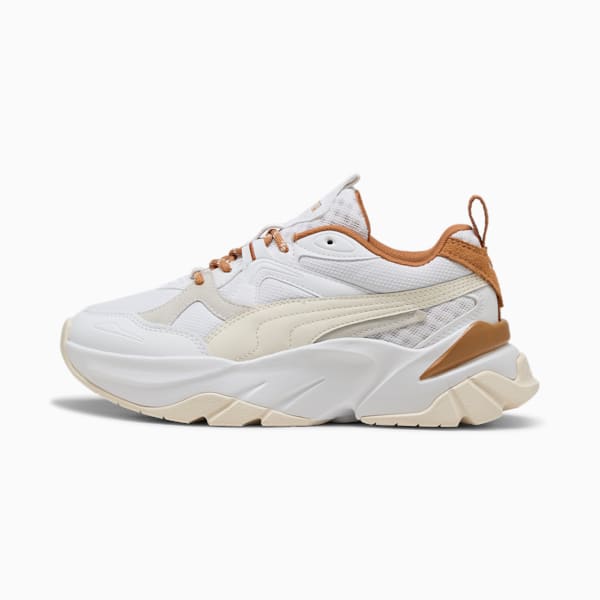 ウィメンズ ソフィア スニーカー, PUMA White-Caramel Latte, extralarge-JPN