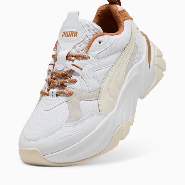 ウィメンズ ソフィア スニーカー, PUMA White-Caramel Latte, extralarge-JPN