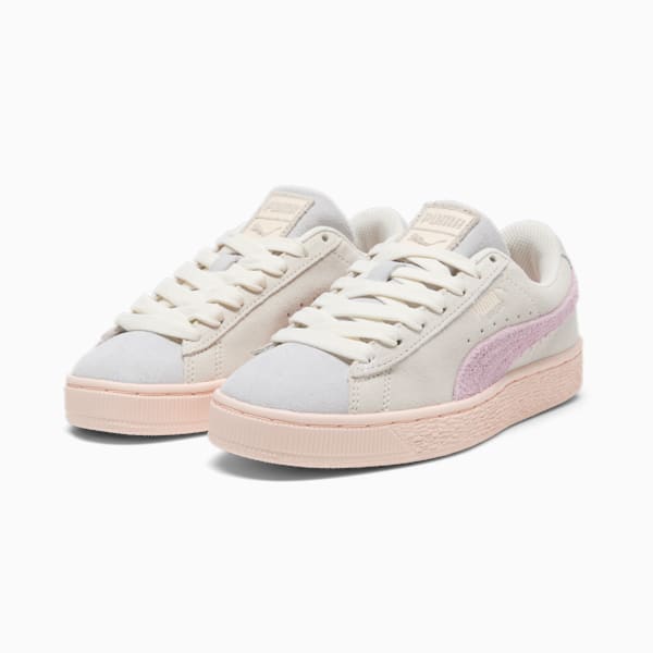 Tenis para niño Suede Easter, Warm White-Silver Mist-Grape Mist, extralarge