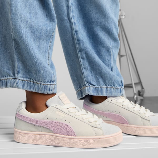 Tenis para niño Suede Easter, Warm White-Silver Mist-Grape Mist, extralarge