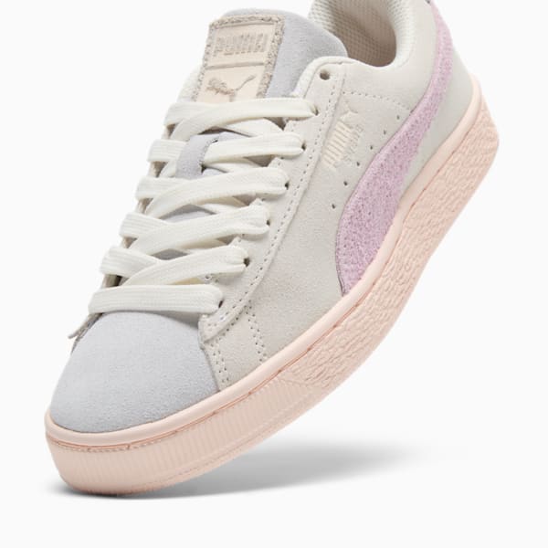 Tenis para niño Suede Easter, Warm White-Silver Mist-Grape Mist, extralarge