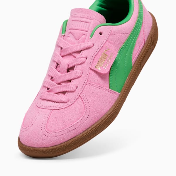 Tenis para niños grandes Palermo Special, Pink Delight-PUMA Green-Gum, extralarge