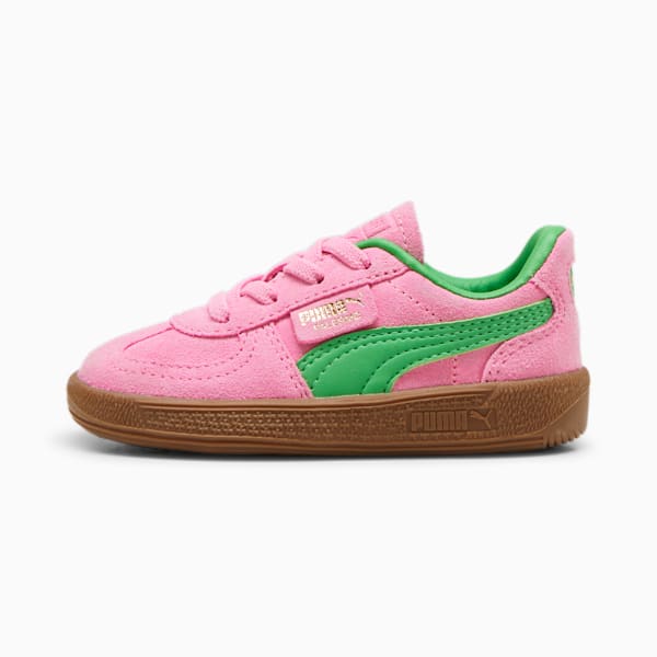 Tenis Palermo Special para bebes, Pink Delight-PUMA Green-Gum, extralarge