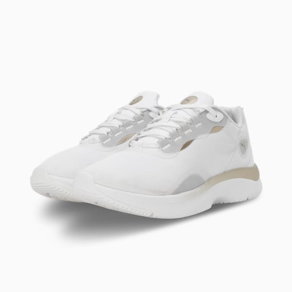 SOFTRIDE Orla Metallic Dream Women's Sneakers, PUMA White-PUMA Gold-Matte Puma Gold, extralarge-IND