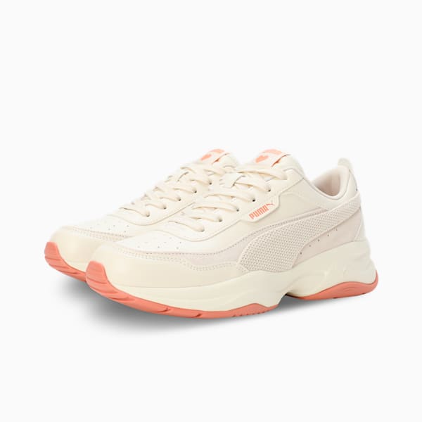 Cilia Mode Coquette Sneakers, Warm White-Deeva Peach-Alpine Snow, extralarge-IND