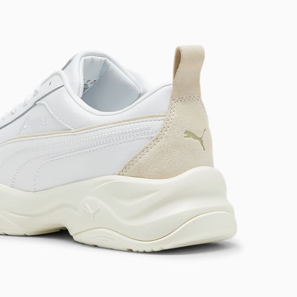 ウィメンズ シリア モード リュクス スニーカー, PUMA White-Warm White-PUMA Gold, extralarge-JPN