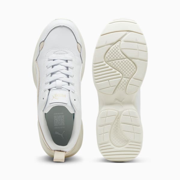 ウィメンズ シリア モード リュックス スニーカー, PUMA White-Warm White-PUMA Gold, extralarge-JPN