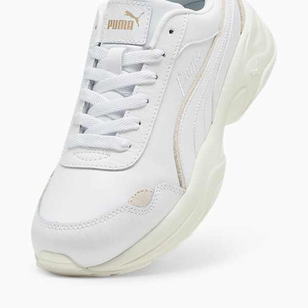 ウィメンズ シリア モード リュクス スニーカー, PUMA White-Warm White-PUMA Gold, extralarge-JPN