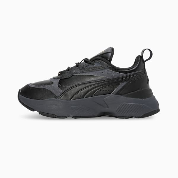 Cassia Lux Sneakers, PUMA Black-Strong Gray-PUMA Gold, extralarge-IND
