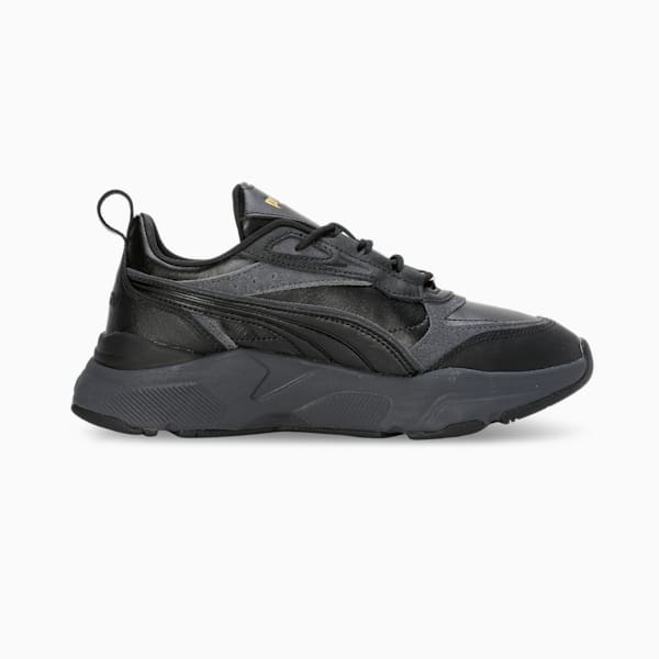 Cassia Lux Sneakers, PUMA Black-Strong Gray-PUMA Gold, extralarge-IND