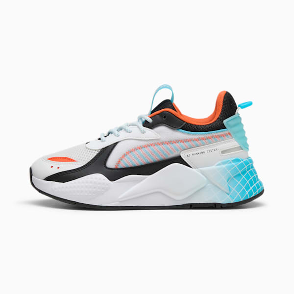 Tenis Adolescente RS-X Artificial Friends, PUMA White-Bright Aqua, extralarge
