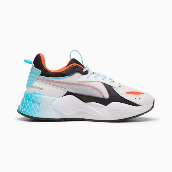 Tenis Adolescente RS-X Artificial Friends, PUMA White-Bright Aqua, extralarge