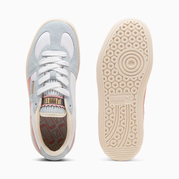 Tenis juvenil Palermo Offside, PUMA White-Frosted Dew-Deeva Peach, extralarge