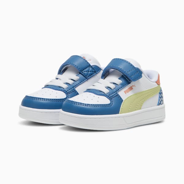 Caven 2.0 PUMA FC Sneakers Toddlers, Blue Horizon-Pistachio Green-PUMA White, extralarge