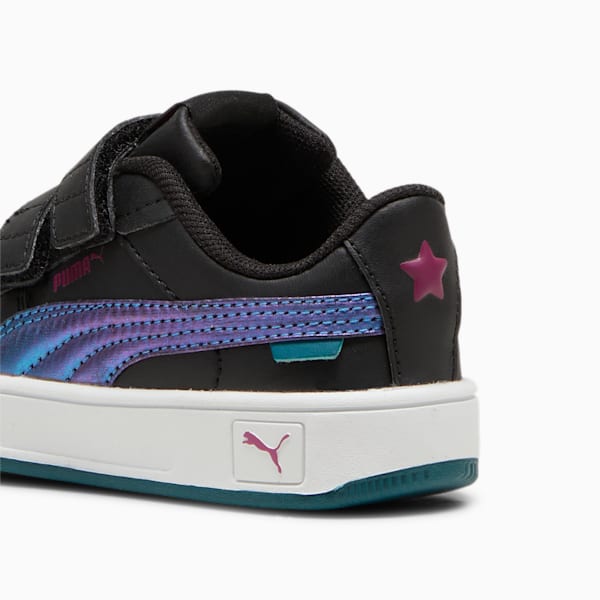 Carina Street Bouncy Sky V Toddlers' Sneakers, PUMA Black-Magenta Gleam, extralarge