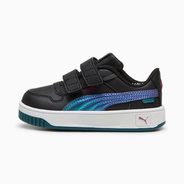 Carina Street Bouncy Sky V Toddlers' Sneakers, PUMA Black-Magenta Gleam, extralarge