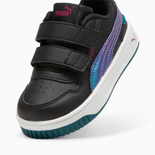 Sneakers pour tout-petits Carina Street Bouncy Sky V, PUMA Black-Magenta Gleam, extralarge