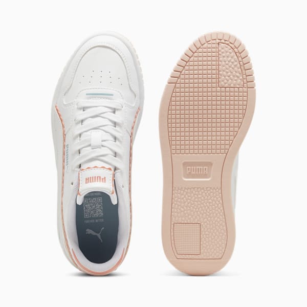 Carina Street Off Side Big Kids' Sneakers, PUMA White-Island Pink-Frosted Dew, extralarge