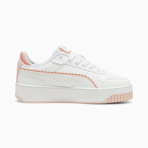 Carina Street Off Side Big Kids' Sneakers, PUMA White-Island Pink-Frosted Dew, extralarge