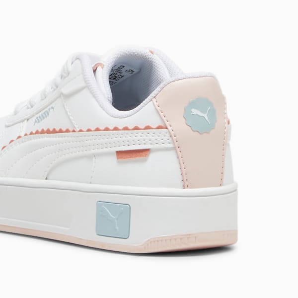 Zapatillas Carina Street Off Side para niños, PUMA White-Island Pink-Frosted Dew, extralarge