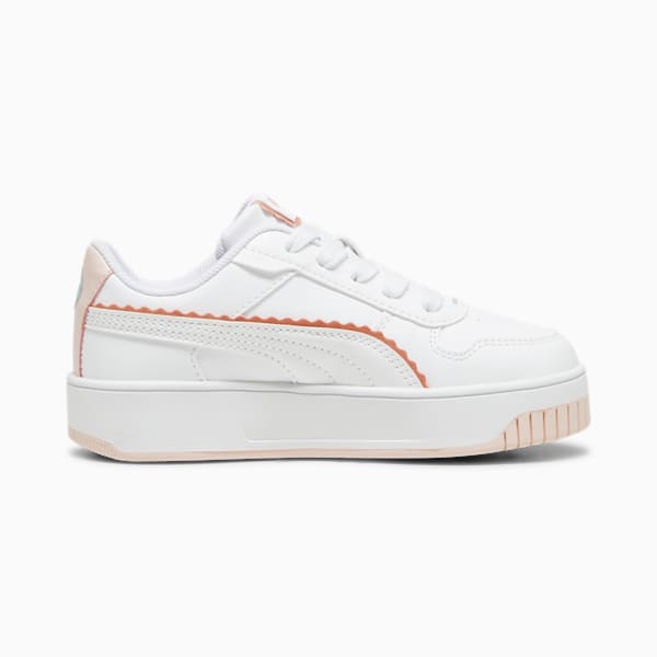 Zapatillas Carina Street Off Side para niños, PUMA White-Island Pink-Frosted Dew, extralarge
