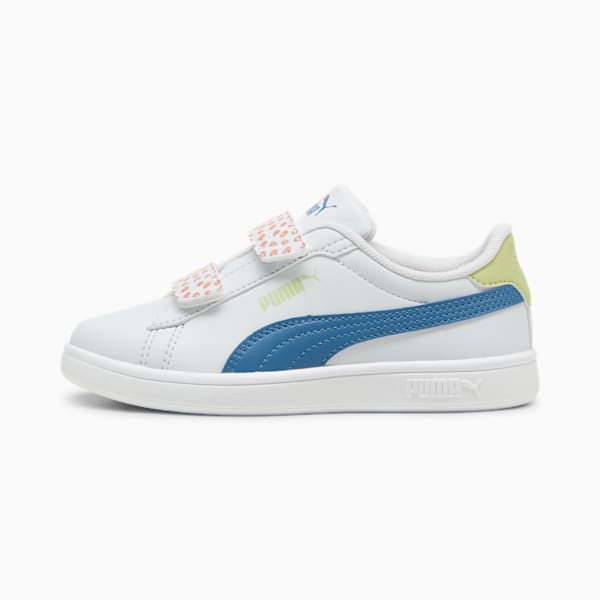 Sneakers Smash 3.0 FC V Enfant, Silver Mist-Blue Horizon-PUMA White, extralarge