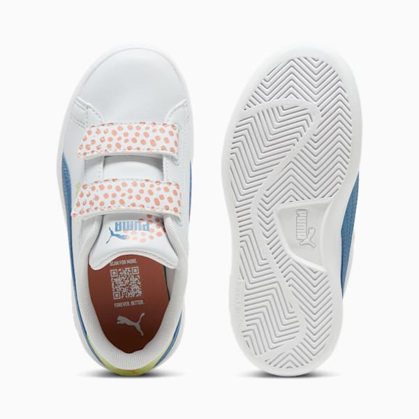 Sneakers Smash 3.0 FC V Enfant, Silver Mist-Blue Horizon-PUMA White, extralarge