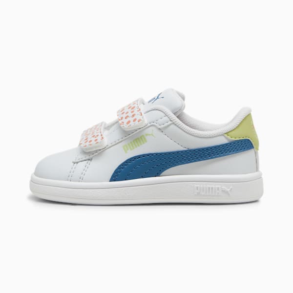 Smash 3.0 PUMA FC Toddlers' Sneakers, Silver Mist-Blue Horizon-PUMA White, extralarge