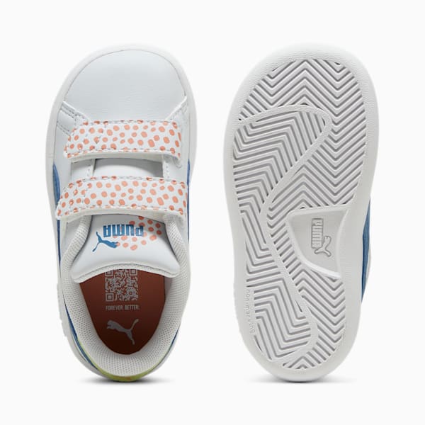 Smash 3.0 PUMA FC Toddlers' Sneakers, Silver Mist-Blue Horizon-PUMA White, extralarge
