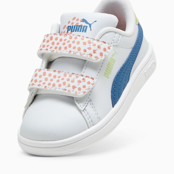 Smash 3.0 PUMA FC Toddlers' Sneakers, Silver Mist-Blue Horizon-PUMA White, extralarge