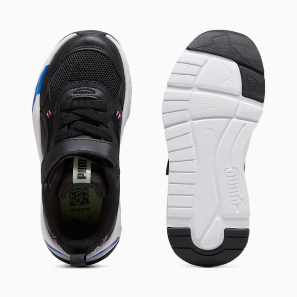 Trinity Mid 90s Little Kids' Sneakers, PUMA Black-PUMA Black-Cool Cucumber-Hyperlink Blue, extralarge