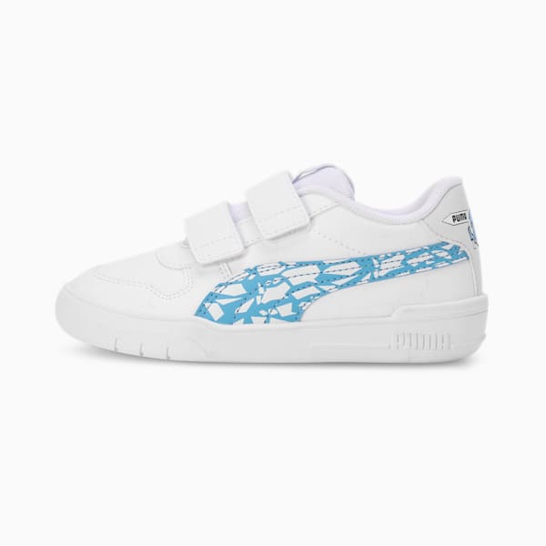 Multiflex Icy Monster Kid's Sneakers, PUMA White-Team Light Blue, extralarge-IND