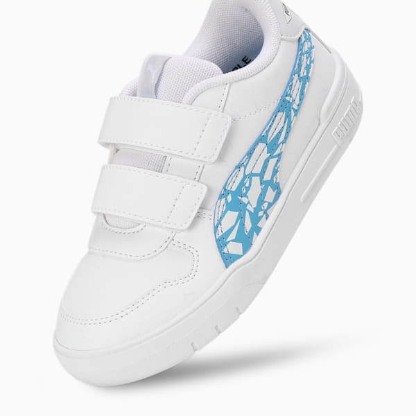 Multiflex Icy Monster Kid's Sneakers, PUMA White-Team Light Blue, extralarge-IND