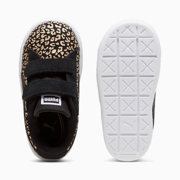 Suede Classics LF Cheetah Toddlers' Sneakers, PUMA Black-Sand Dune, extralarge
