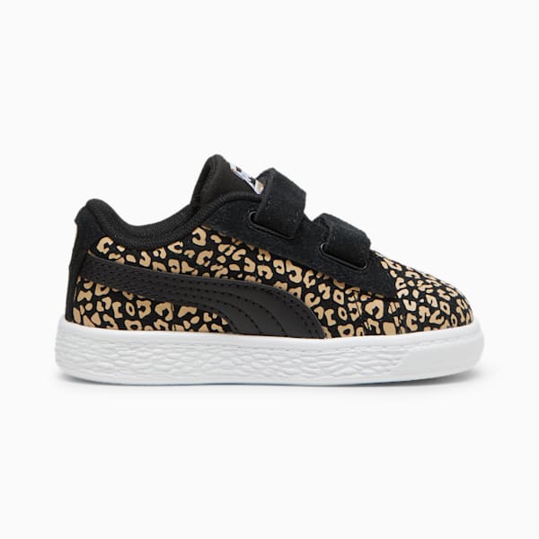 Suede Classics LF Cheetah Toddlers' Sneakers, PUMA Black-Sand Dune, extralarge