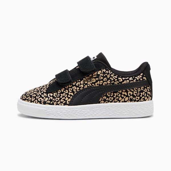 Suede Classic LF Cheetah Little Kids' Sneakers, PUMA Black-Sand Dune, extralarge