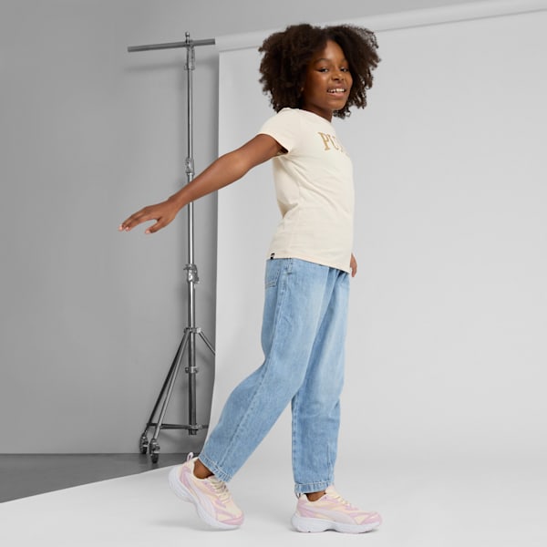 Tenis PUMA Morphic Metamorphasis para niños grandes, Frosted Ivory-Pearl Pink-Silver Mist, extralarge