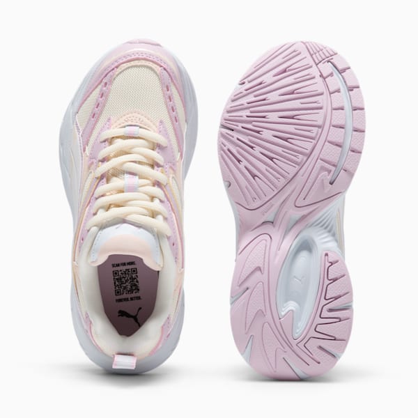 Chaussures de sport PUMA Morphic Metamorphasis, enfant et adolescent, Frosted Ivory-Pearl Pink-Silver Mist, extralarge