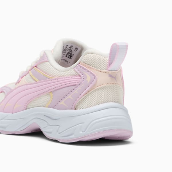 PUMA Morphic Metamorphasis Little Kids' Sneakers, Frosted Ivory-Pearl Pink-Silver Mist, extralarge