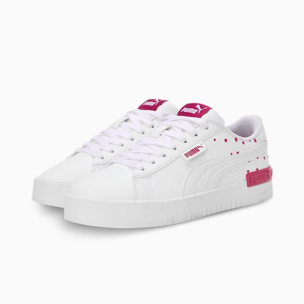 Jada Stars Youth Sneakers, PUMA White-Magenta Gleam, extralarge-IND