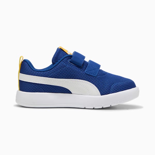 キッズ コートフレックス V3 メッシュ スニーカー 17-21cm, Clyde Royal-PUMA White-Sunny Yellow, extralarge-JPN