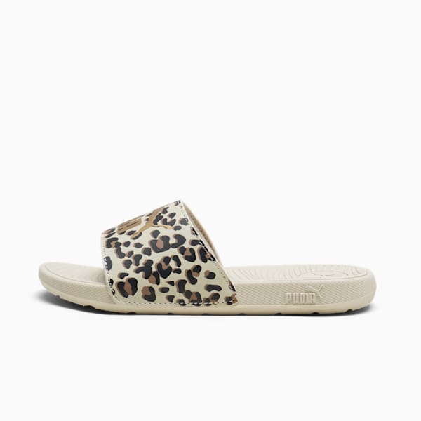 Cool Cat 2.0 Animal Little Kids' Slides, Desert Dust-Gold-Haute Coffee, extralarge
