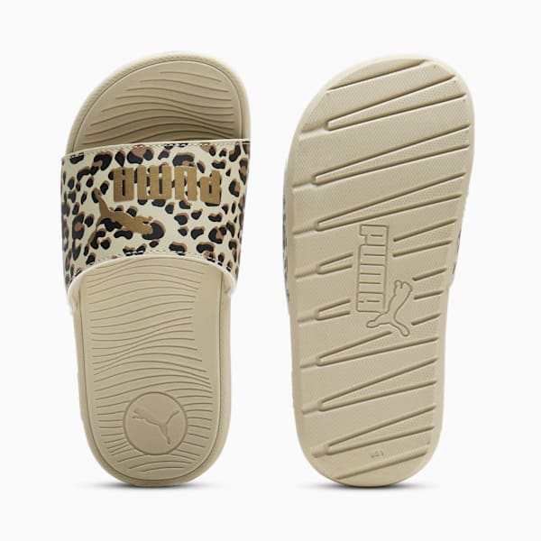 Cool Cat 2.0 Animal Little Kids' Slides, Desert Dust-Gold-Haute Coffee, extralarge