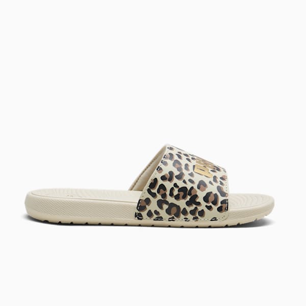 Cool Cat 2.0 Animal Little Kids' Slides, Desert Dust-Gold-Haute Coffee, extralarge