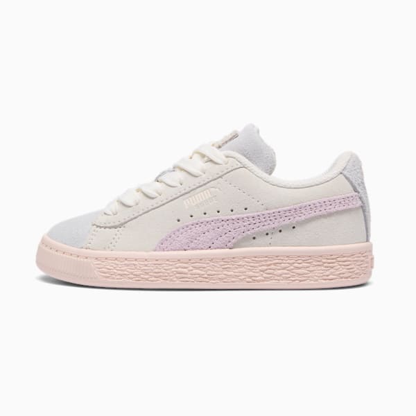 Tenis para niño Suede Easter, Warm White-Silver Mist-Grape Mist, extralarge